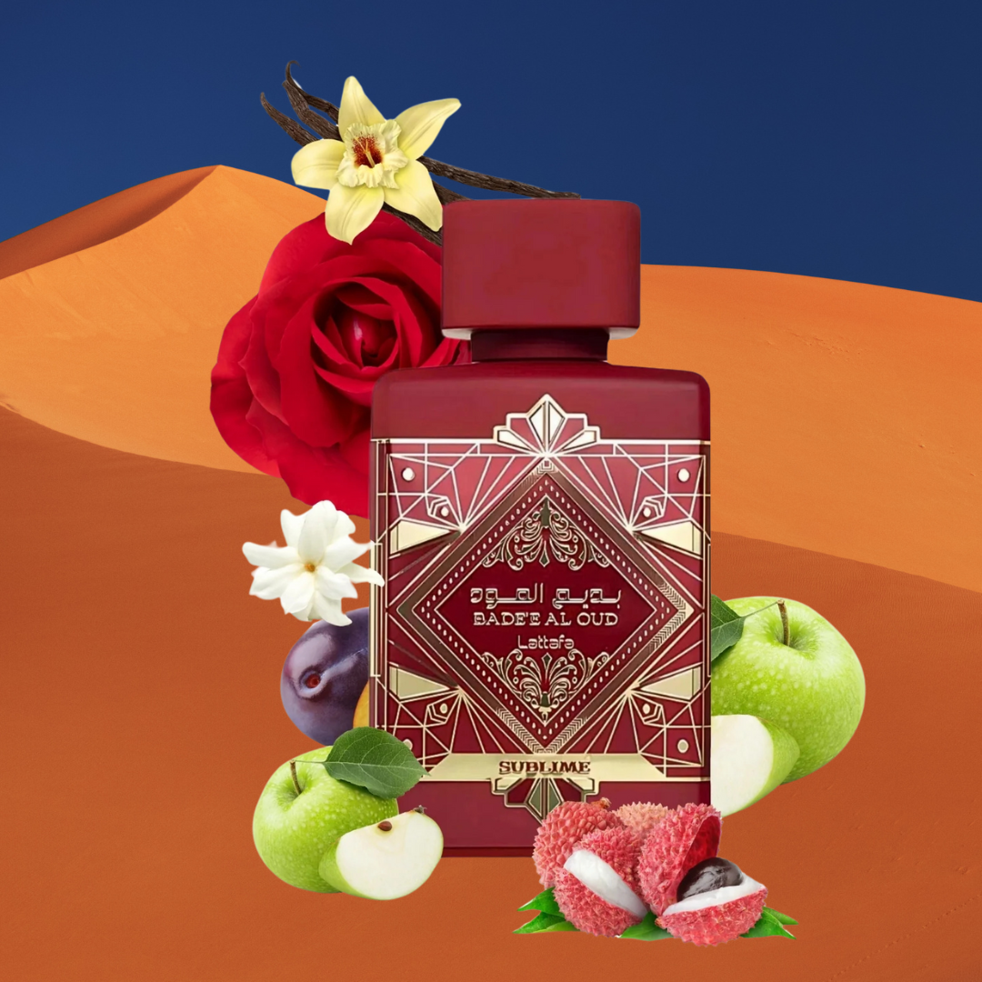 Lattafa Badee Al Oud Sublime EDP Unisex (inspiriert von Kayali's Eden Juicy Apple)