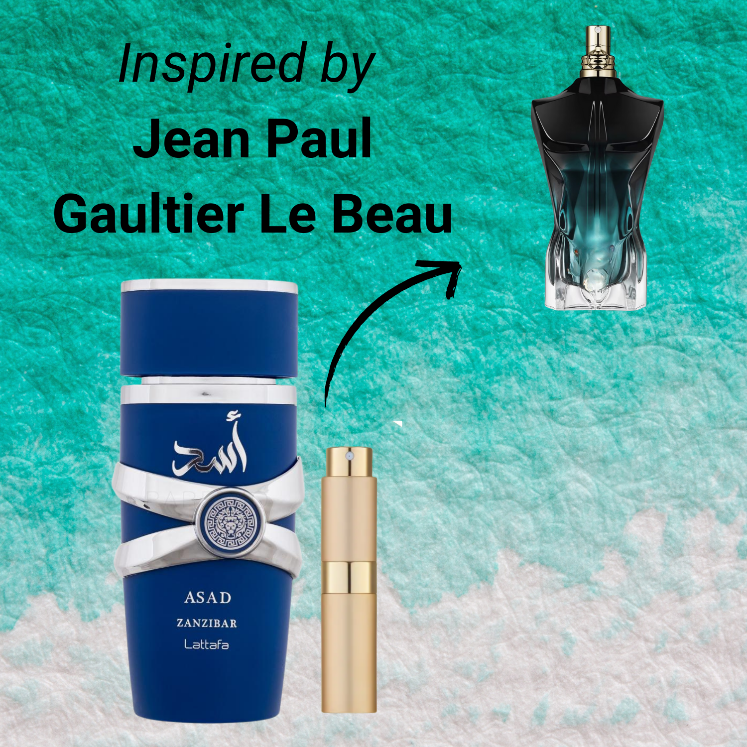 Lattafa Asad Zanzibar EDP Herren (Inspiriert von Jean Paul Gaultier Le Beau)