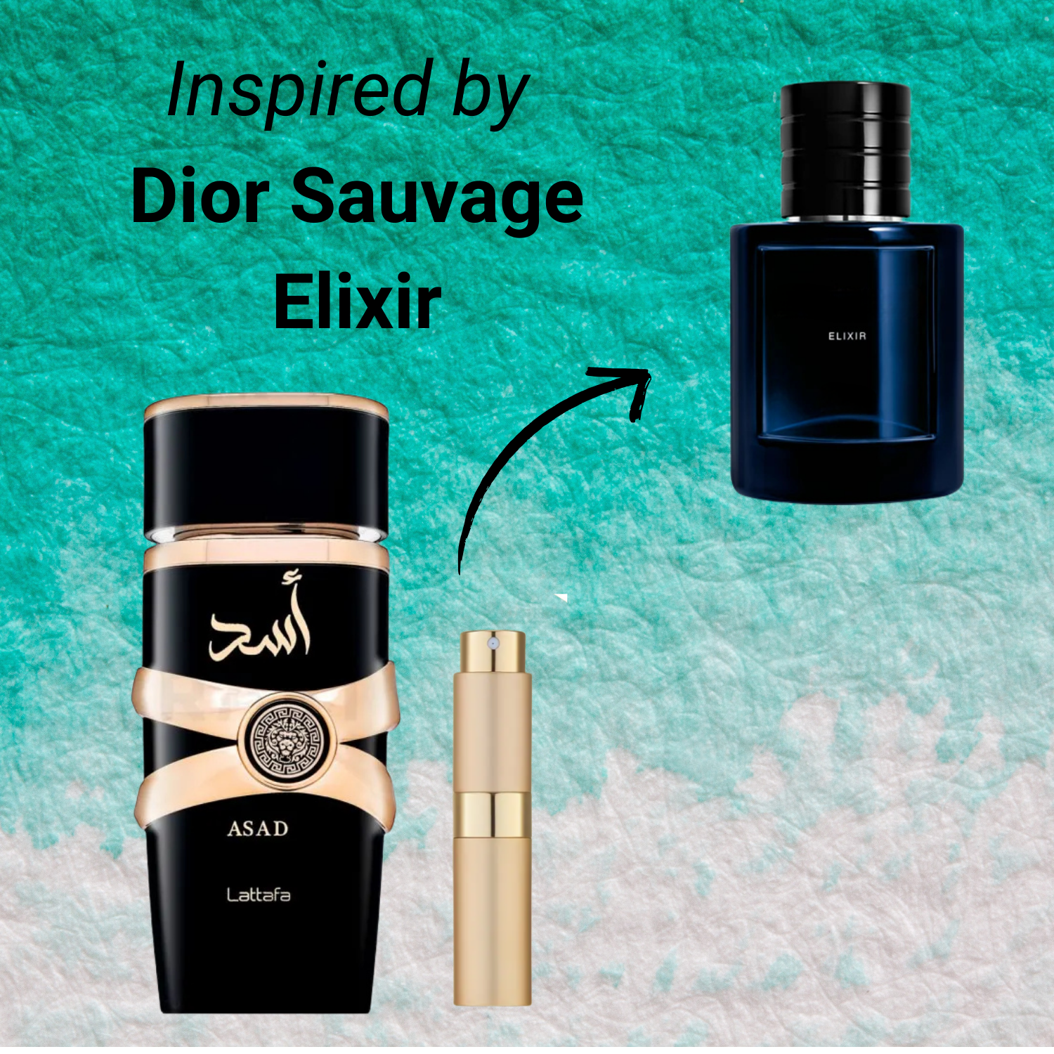 Lattafa Asad EDP Herren (Inspiriert von Dior Sauvage Elixir)